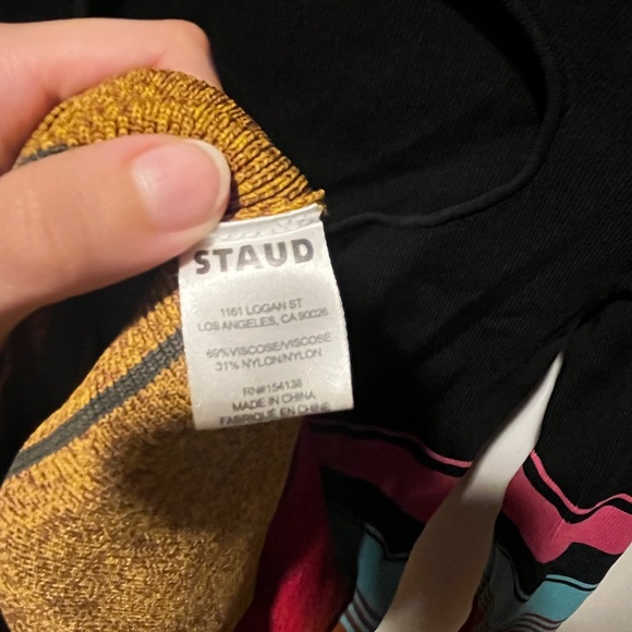 STAUD Clara Multicolor Minidress - Picture 5 of 7